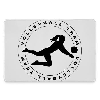 Équipe de volley-ball Mannschaft - Grand tapis de souris gamer - bruyère - Devant