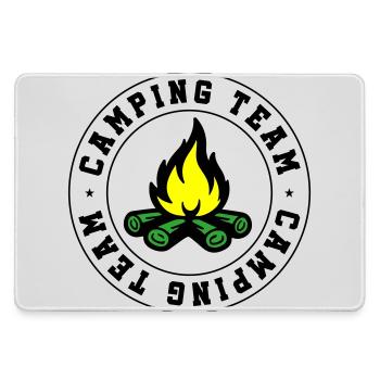 Équipe de camping Feu de camp - Grand tapis de souris gamer - bruyère - Devant