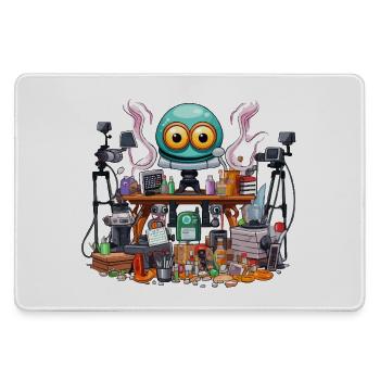 Kreativer Gadget-Workshop Alien - Mousepad groß für Gamer - Grau - Vorne