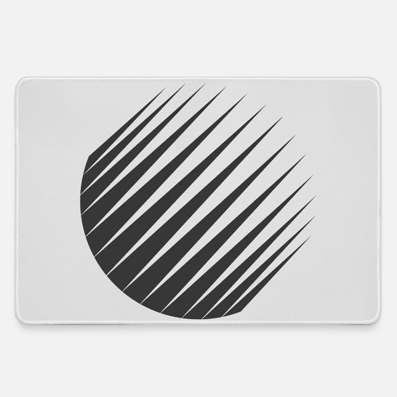 Geo Planet - Large Gaming Mouse Mat - grey