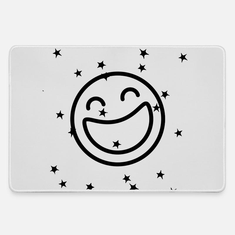 Emo Joy - Large Gaming Mouse Mat - grey