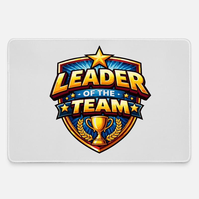 Teamleder for holdet - Stor gamer musemåtte - grå