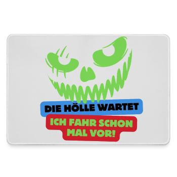 Biker - Mousepad groß für Gamer - Grau - Vorne