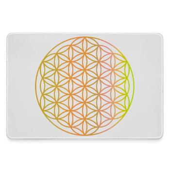 Flower of Life - Large Gaming Mouse Mat - grey - Front