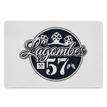 Sejerlänner Lagombes Allrounder Siegerländer Platt - Mousepad groß für Gamer - Grau - Vorne