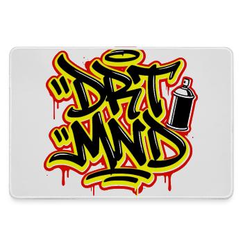 DRTMND Street Art, T-shirt Dortmund Ruhrpott, sweat à capuche - Grand tapis de souris gamer - bruyère - Devant