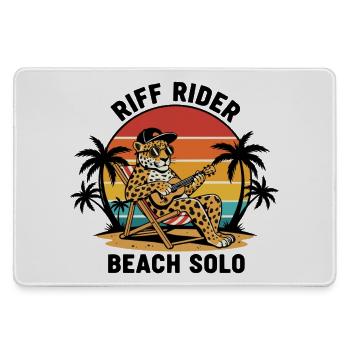 Jaguar Riff Rider Beach Solo Ukulele - Large Gaming Mouse Mat - grey - Front