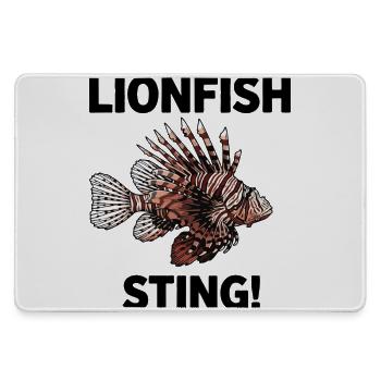 Rascasse Volante Lionfish Danger Sting Noir - Grand tapis de souris gamer - bruyère - Devant
