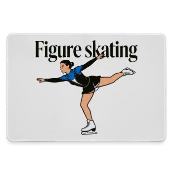 Patinage artistique - Grand tapis de souris gamer - bruyère - Devant