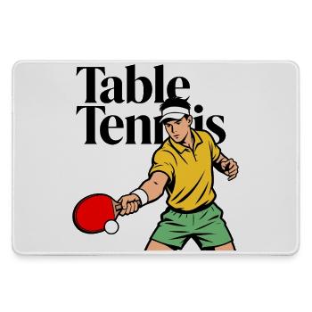 Tennis de table - Grand tapis de souris gamer - bruyère - Devant