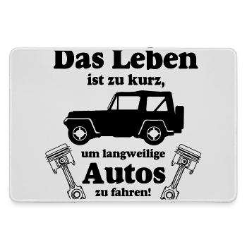Offroad ,Geländewagen , 4x4 Offroad - Leben(25) - Mousepad groß für Gamer - Grau - Vorne