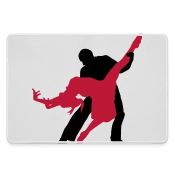 la danse de salon - Grand tapis de souris gamer - bruyère - Devant