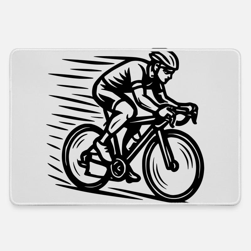 Racer - Large Gaming Mouse Mat - grey