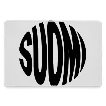 Suomi - inscription Finlande - Grand tapis de souris gamer - bruyère - Devant