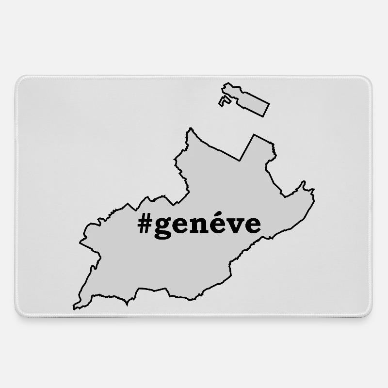 GE Genève / Geneva - Large Gaming Mouse Mat - grey