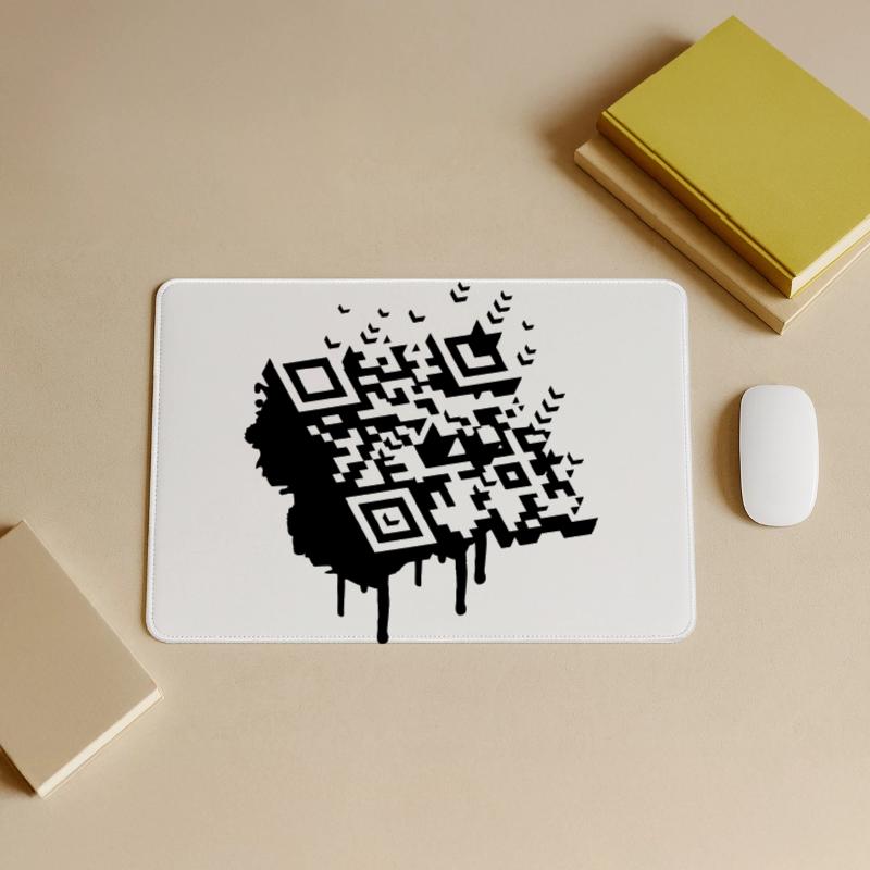 A 3D bar code as a graffiti Large Gaming Mouse Mat