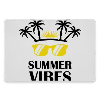 Sonnenbrillen Sunrise Grafik - Mousepad groß für Gamer - Grau - Vorne