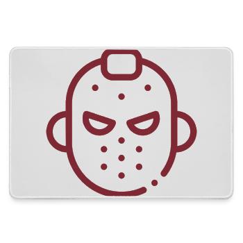 Mask icon - Large Gaming Mouse Mat - grey - Front