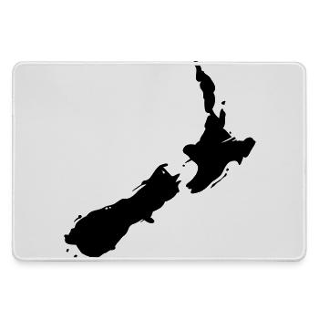 Carte Nouvelle-Zélande - Grand tapis de souris gamer - bruyère - Devant