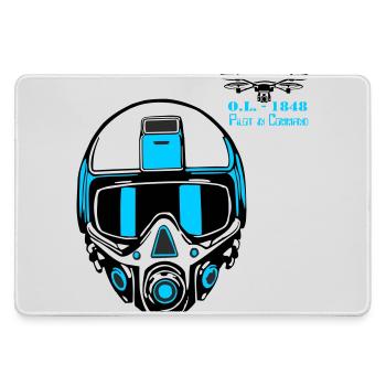 Drohnenpilot 2 - Mousepad groß für Gamer - Grau - Vorne