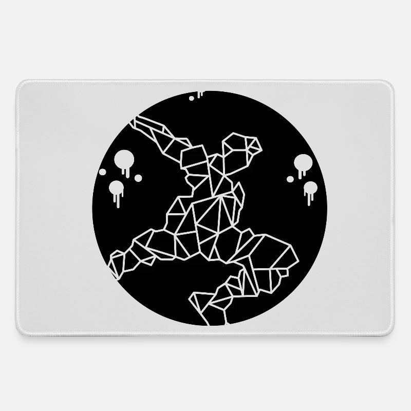 Sport - black - Large Gaming Mouse Mat - grey