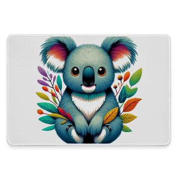 Koala - Mousepad groß für Gamer - Grau - Vorne