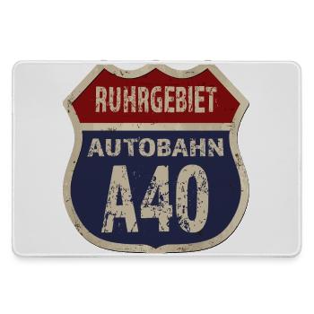 A40 - Ruhr area - Large Gaming Mouse Mat - grey - Front