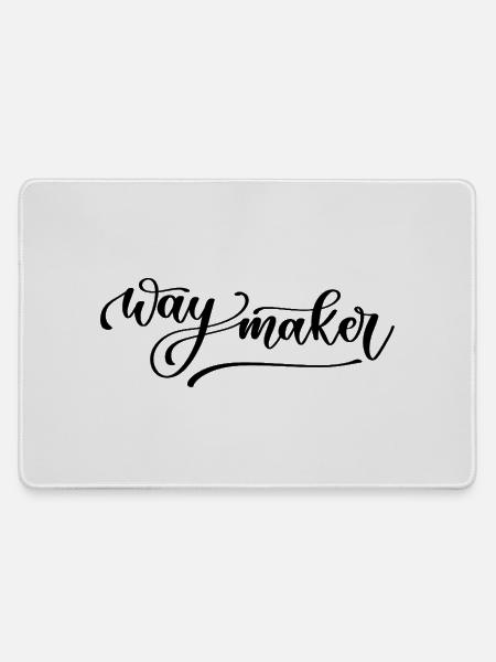 Waymaker - Mousepad groß für Gamer - Grau
