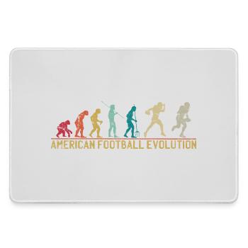 Conception de l’évolution du football américain - Grand tapis de souris gamer - bruyère - Devant