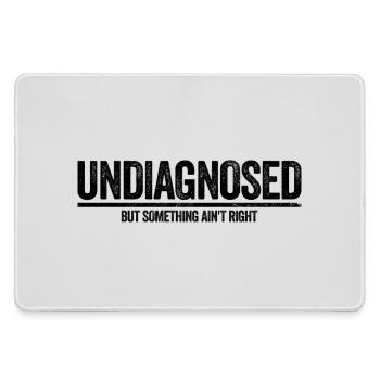 Not diagnosed, but something is wrong - Large Gaming Mouse Mat - grey - Front