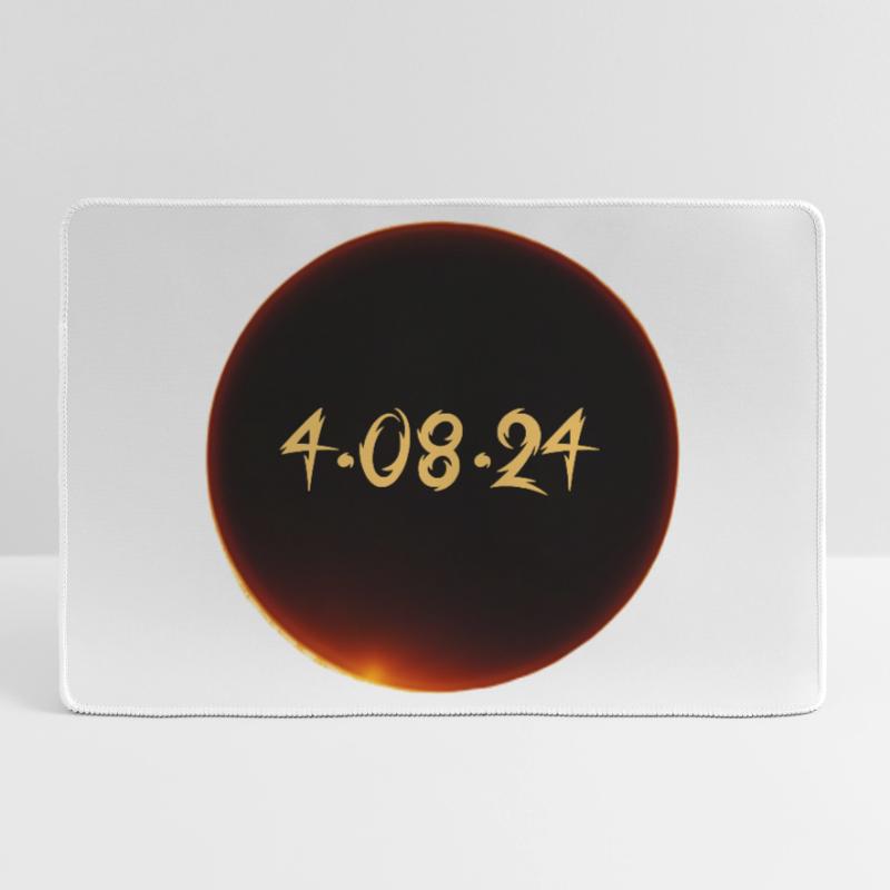 Solar Eclipse 2024 Large Gaming Mouse Mat