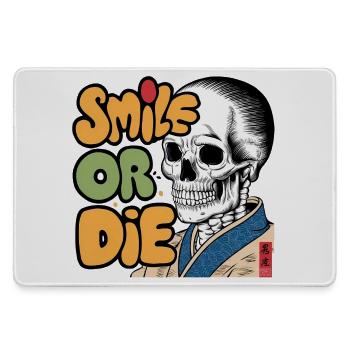 Skeletor avec un message optimiste - Grand tapis de souris gamer - bruyère - Devant