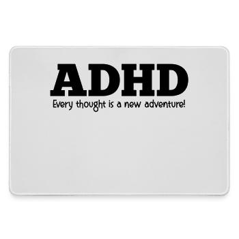 ADHS - Mousepad groß für Gamer - Grau - Vorne