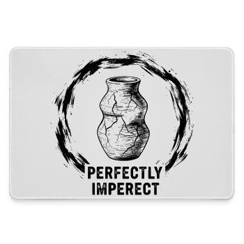 Perfectly Imperfect Vase - Mousepad groß für Gamer - Grau - Vorne