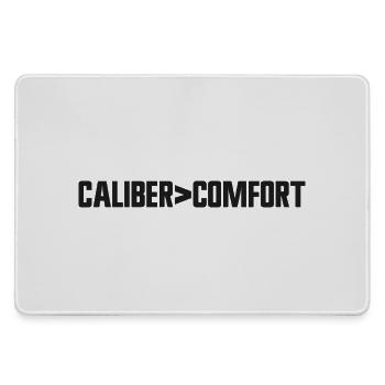 Caliber Ahead of Comfort – Concealed Carry in Accordance with 2nd V - Large Gaming Mouse Mat - grey - Front
