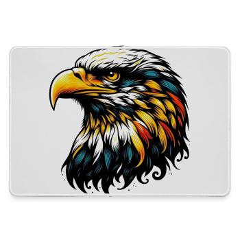 Aigle - Grand tapis de souris gamer - bruyère - Devant