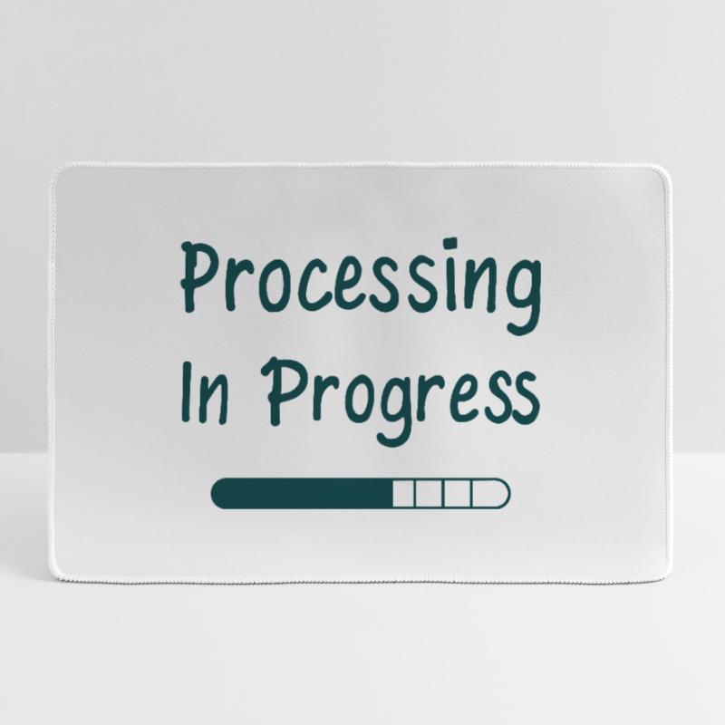 Processing In Progress Loading Bar Statement Large Gaming Mouse Mat