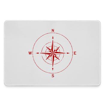 Find Your True North Compass Compass Rose Symbol - Large Gaming Mouse Mat - grey - Front