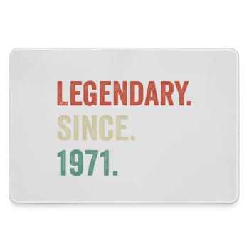 legendary since 1971 - Large Gaming Mouse Mat - grey - Front