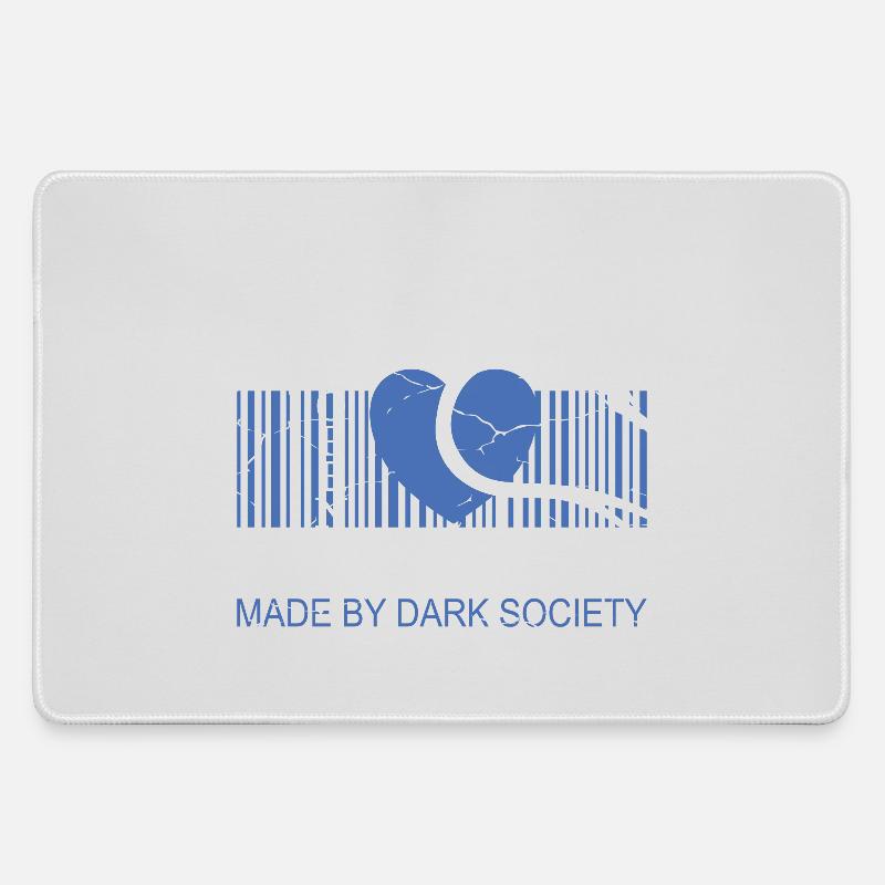 I Love Open Source Software - Mousepad groß für Gamer - Grau