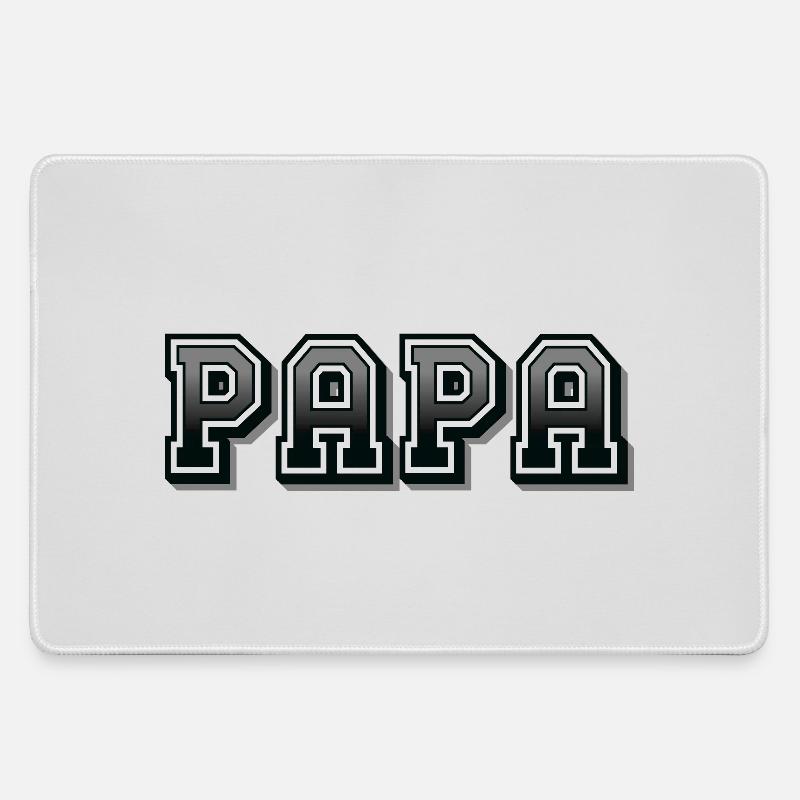 DAD - Large Gaming Mouse Mat - grey