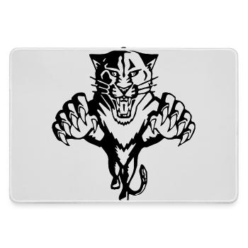 Panther, Tiger, Lion, Leopard - Large Gaming Mouse Mat - grey - Front