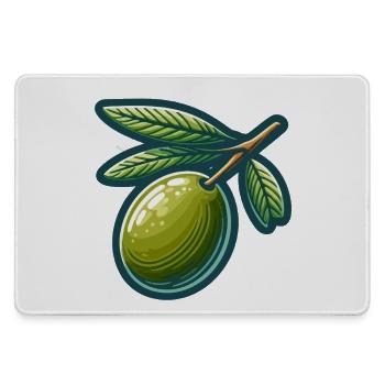 Olive branch motif pour vêtement nature - Grand tapis de souris gamer - bruyère - Devant
