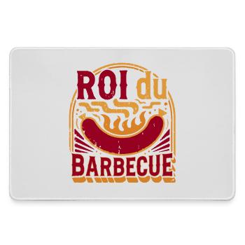 Roi du Barbecue - Grand tapis de souris gamer - bruyère - Devant