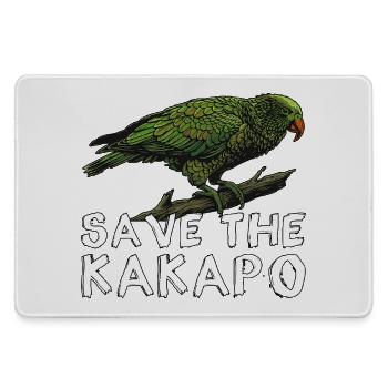 Rettet den Kakapo Neuseeland - Mousepad groß für Gamer - Grau - Vorne