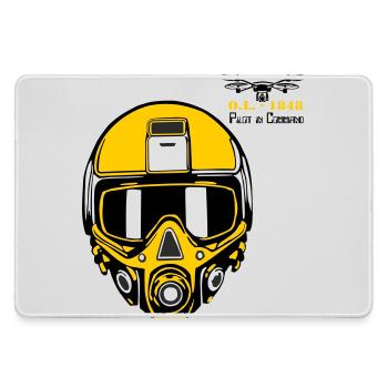 Drohnenpilot 3 - Mousepad groß für Gamer - Grau - Vorne