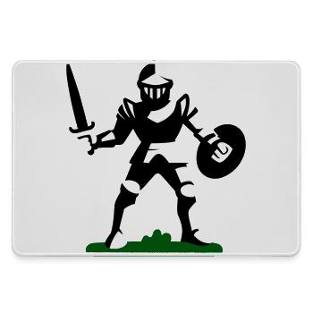 Ritter Spielzeug - Mousepad groß für Gamer - Grau - Vorne