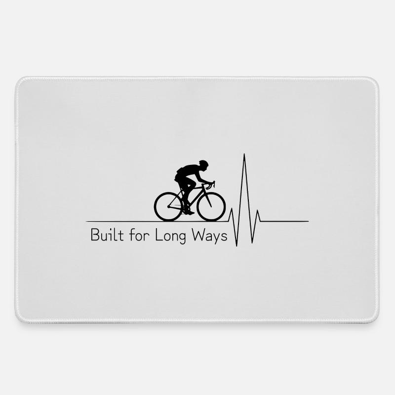 Built for Long Ways - Large Gaming Mouse Mat - grey