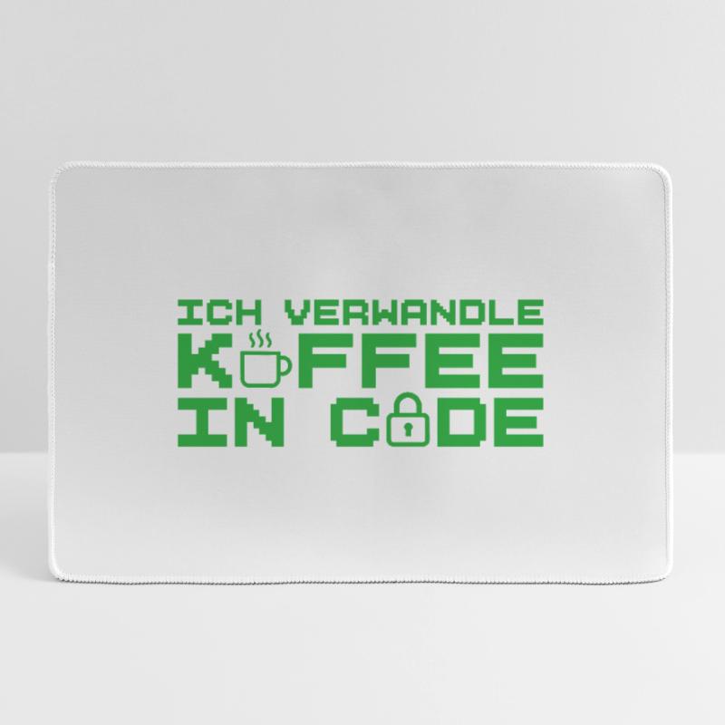 Informatik Verwandle Kaffee in Code Programmierer Mousepad groß für Gamer