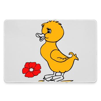 Poussins de Pâques Joyeuses Pâques - Grand tapis de souris gamer - bruyère - Devant